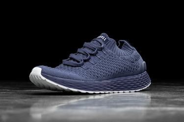 Nobull Knit Runner Men's Running Shoes Navy | Australia (UC7043)